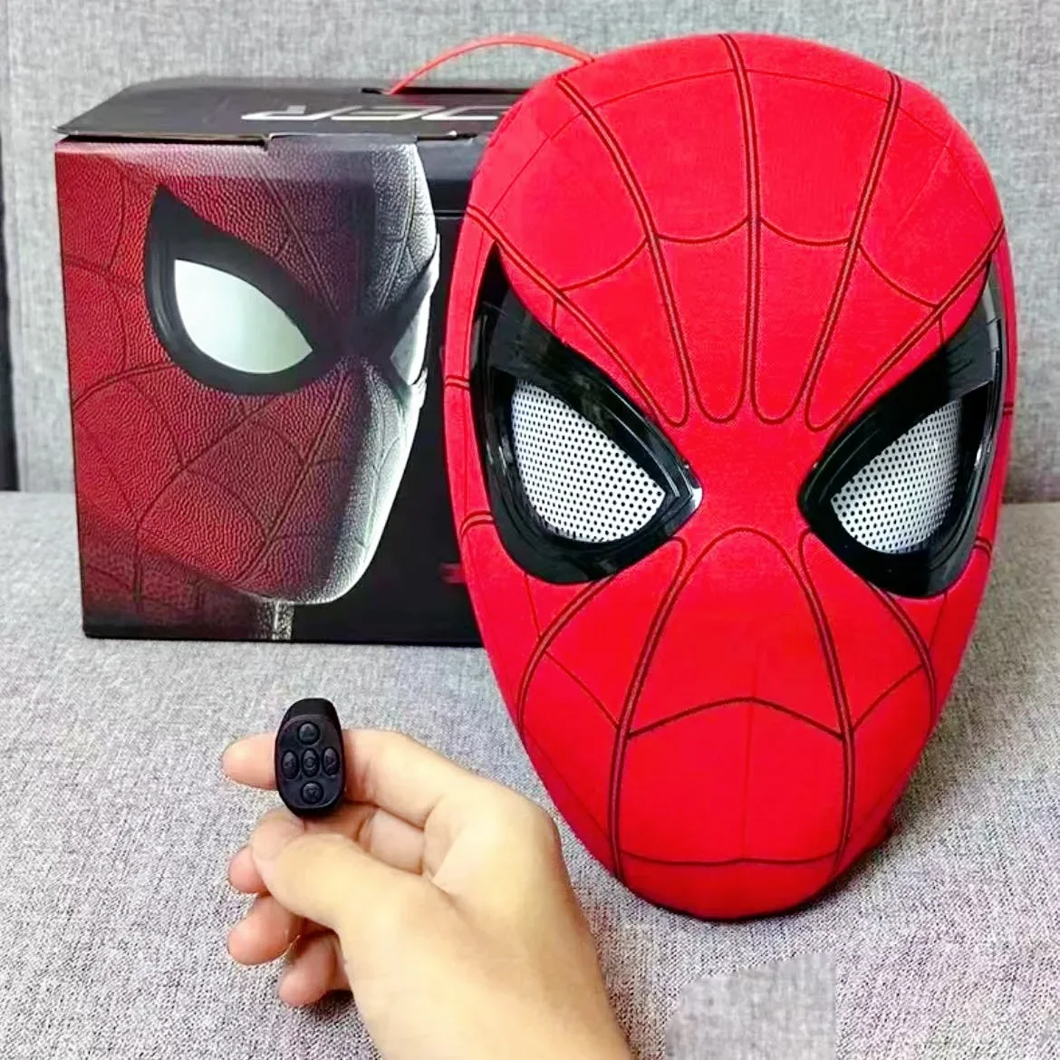 Superhero Spiderman Marvel Kids Spider-Man Headgear Child Adult Expedition Funny Anime Mask Halloween Role-Playing Funny Mask