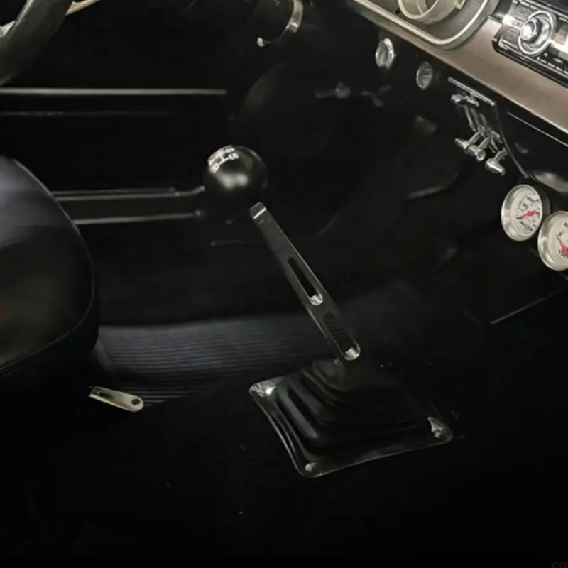 M76E 10 Zoll gebogener Aluminium-Schalthebel für Tremec T56 TKO500 TKO600 Getriebe Aluminium-Schaltgriff – Detail 5