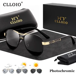 CLLOIO Top Brand Designer occhiali da sole fotocromatici uomo donna occhiali da sole polarizzati camaleonte antiriflesso guida Oculos de sol