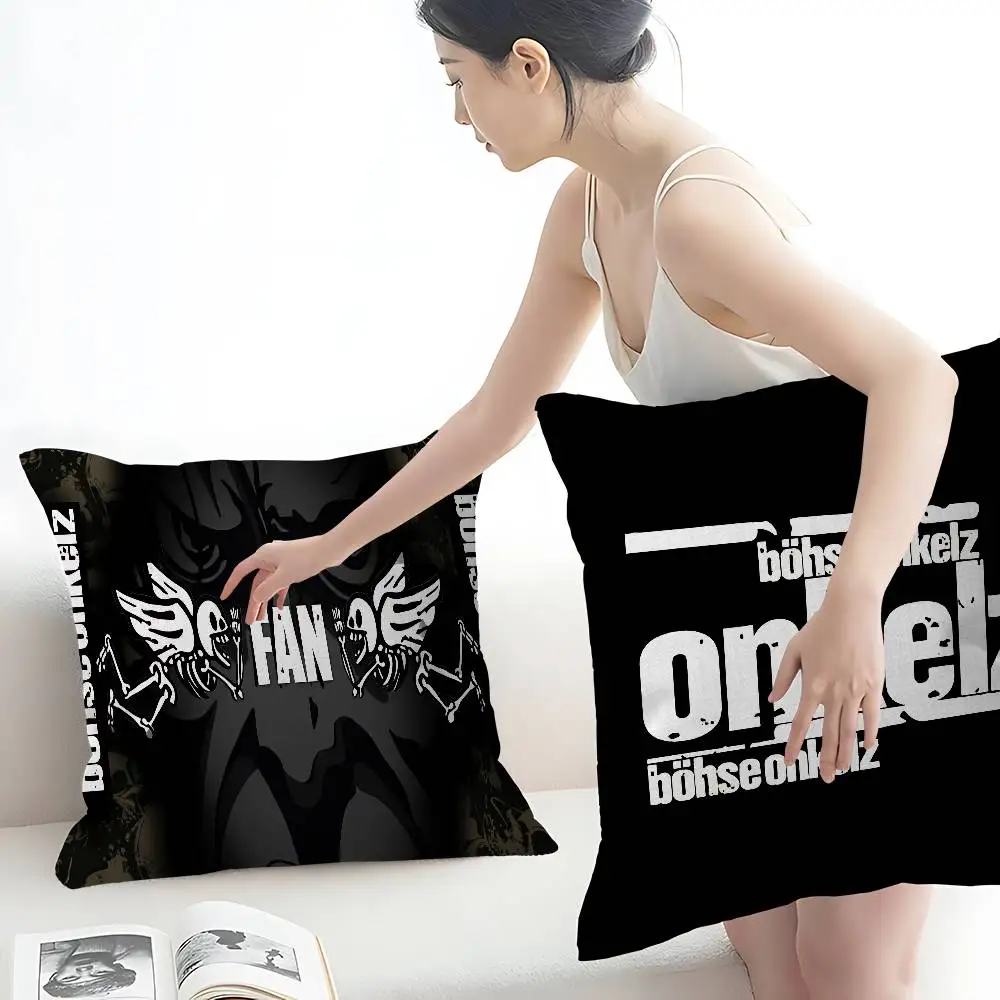 Germany Bohse Onkelz Cushion Cover Polyester Sofa Cushions Decorative Throw Pillows Home Decoration Pillowcover