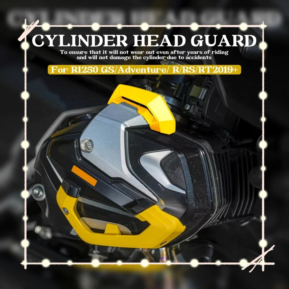 Motorcycle Accessories For BMW R1250GS ADV Adventure R 1250 GS R1250R R1250RT R1250RS Engine Guard Cylinder Head Protector Cover
