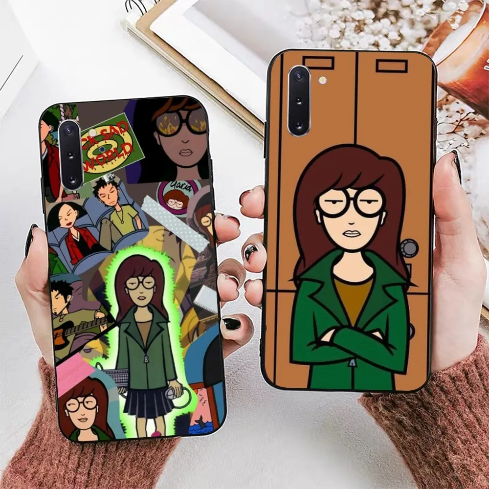 Cartoon D-Daria Phone Case For Samsung Note 8 9 10 20 pro plus lite M 10 11 20 30 21 31 51 A 21 22 42 02 03