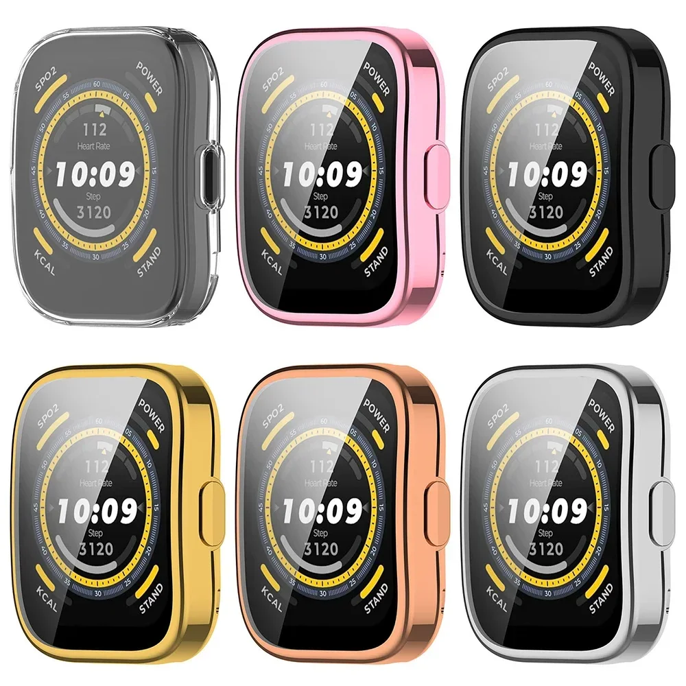 Cover For Huami Amazfit Bip 5 Smart Watchband TPU Screen Protector Case Protective Shell for Amazfit Bip 3/3 Pro Accessories