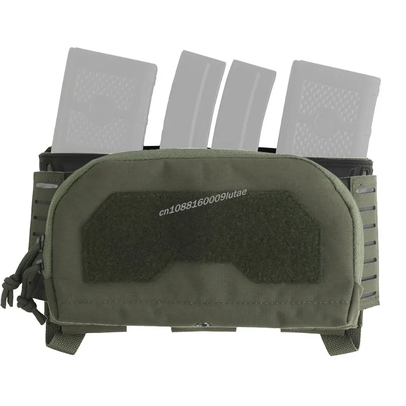 Dreifach-Magazintasche aus mehreren Kalibern mit 2-lagiger Admin-Tasche für Glock Sub-Zero Plate Carrier Airsoft MOLLE Tactical Frontplakat