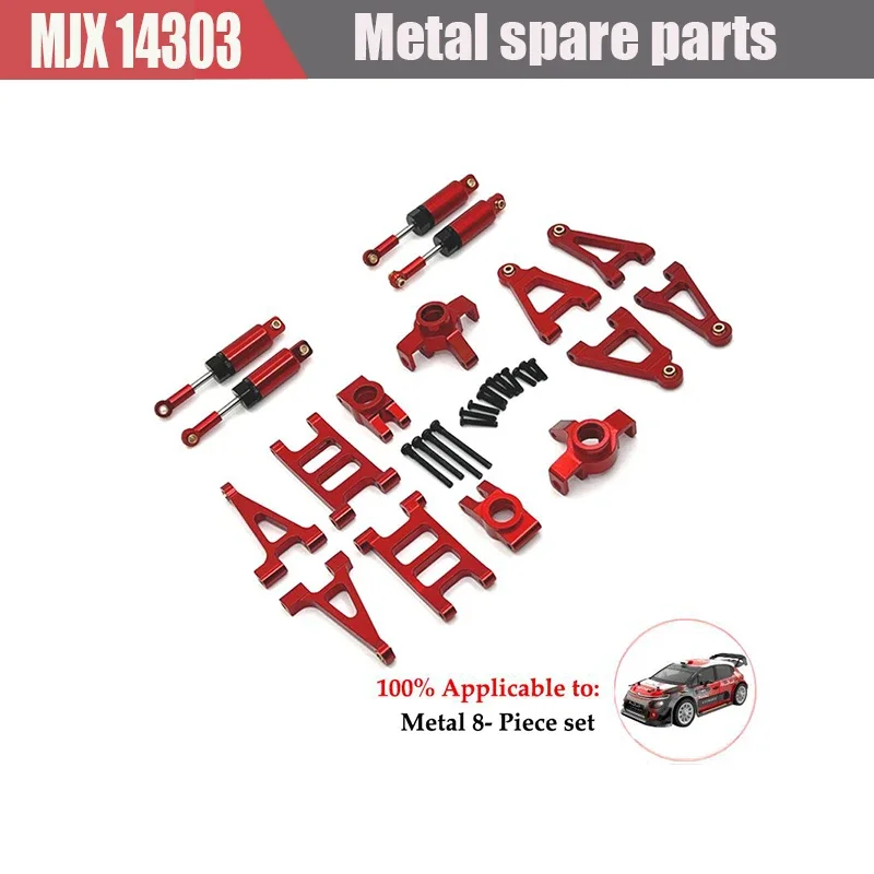 MJX RC 14301 14302 14303 Metal Shock Absorber Oil Damper 1/14 RC Car Upgrade Parts Accessories Rc Cars for Adults