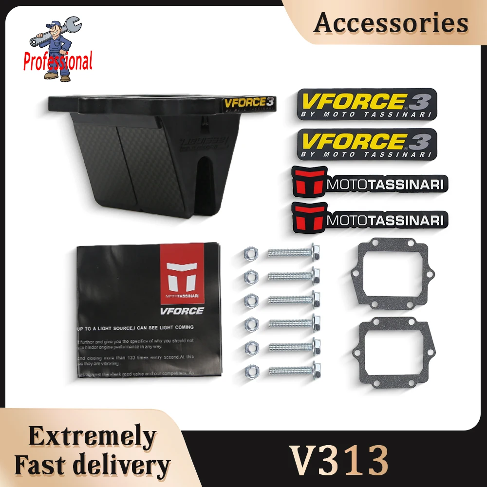 

For Kawasaki KDX200 220 Ninja KRR ZX150 KRZ150 Motorcycle Reed Valve VFORCE-3 V313A Set Motocross Accessories