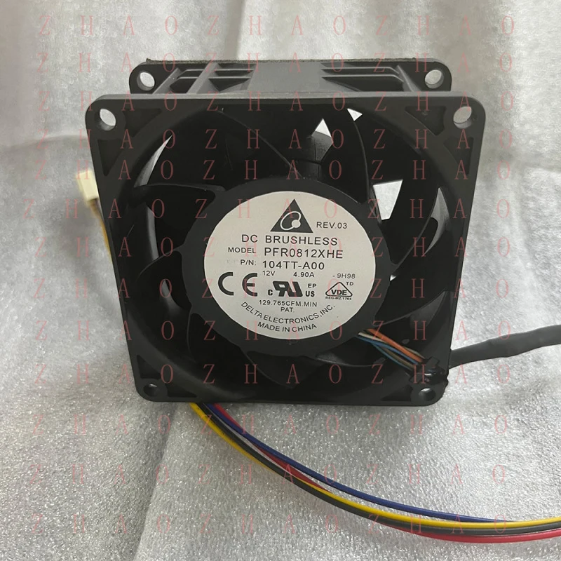 

L+ for Delta 8038 8cm DC 12V 4.9A PFR 80x80x38mm PWM Cooling Fan