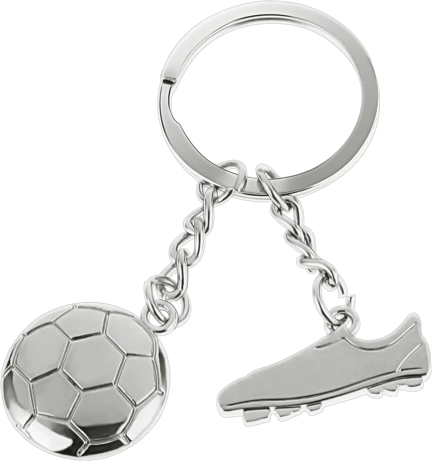 Mini Cute Soccer Keychain Football Keychain Backpacks Charm Keychains Hanging Bag Key Ring Small Pendant Gifts for Men Women Boys Girls