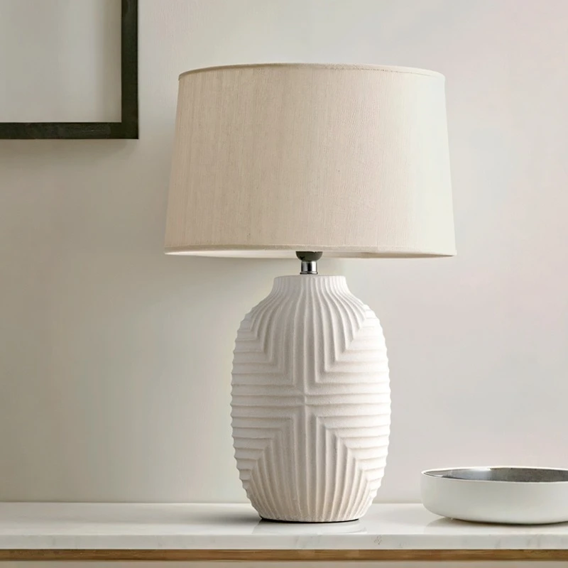 

Wabi Sabi Japanese Retro Ceramic Table Lamp New Chinese Style for Living Room Bedroom Hotel Bedside Homestay Ambient Decor Led