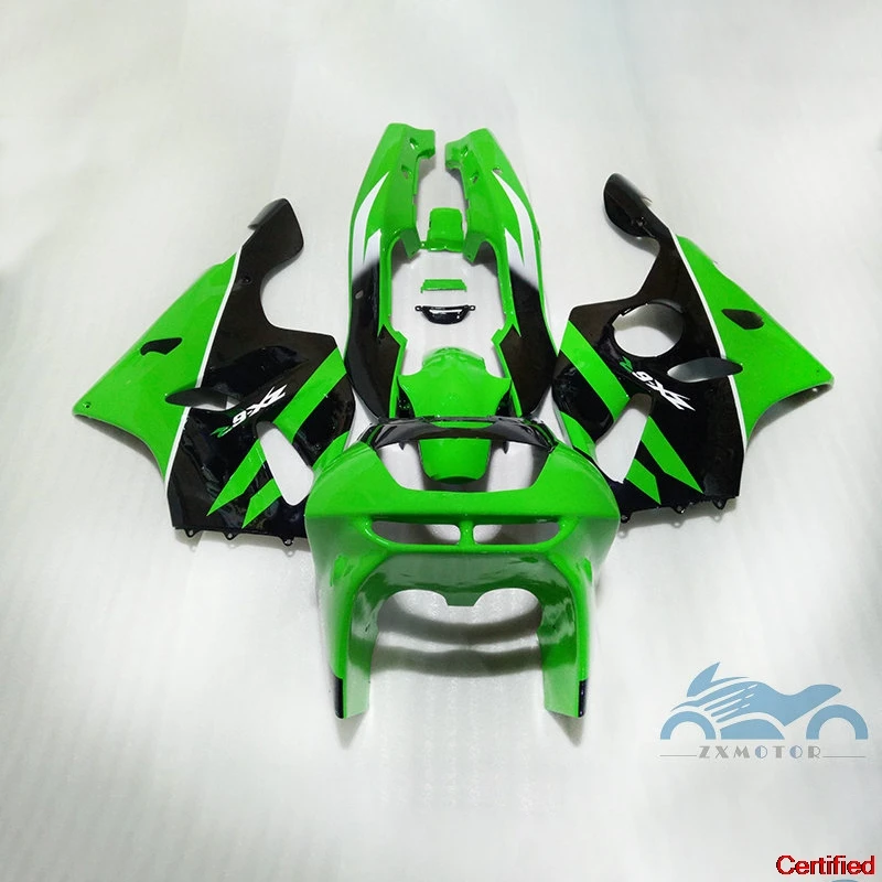 Customizable fairings kit for Kawasaki Ninja 1994 1996 1997 ZX6R motorcycle ABS plastic fairing kits ZX 6R 636 94-97 green black - Image 2