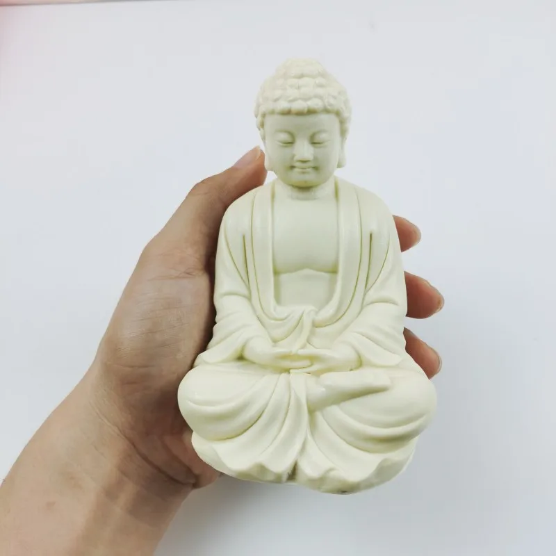 3D Buddha-Statue Gips-Duftkerzen-Silikonform DIY Buddha-Duftstein Harz-Gießform Buddha-Statue-Form