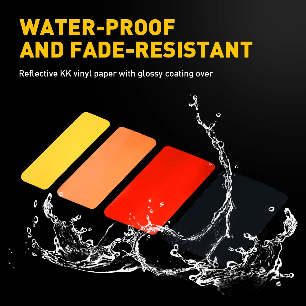 ملصقات السيارات لتويوتا تاكوما تندرا 4 عداء FJ كروزر RAV4 هايلاندر نيو ريترو ستايل أربعة موجة شريط ملصق لاصق لامع ورائع