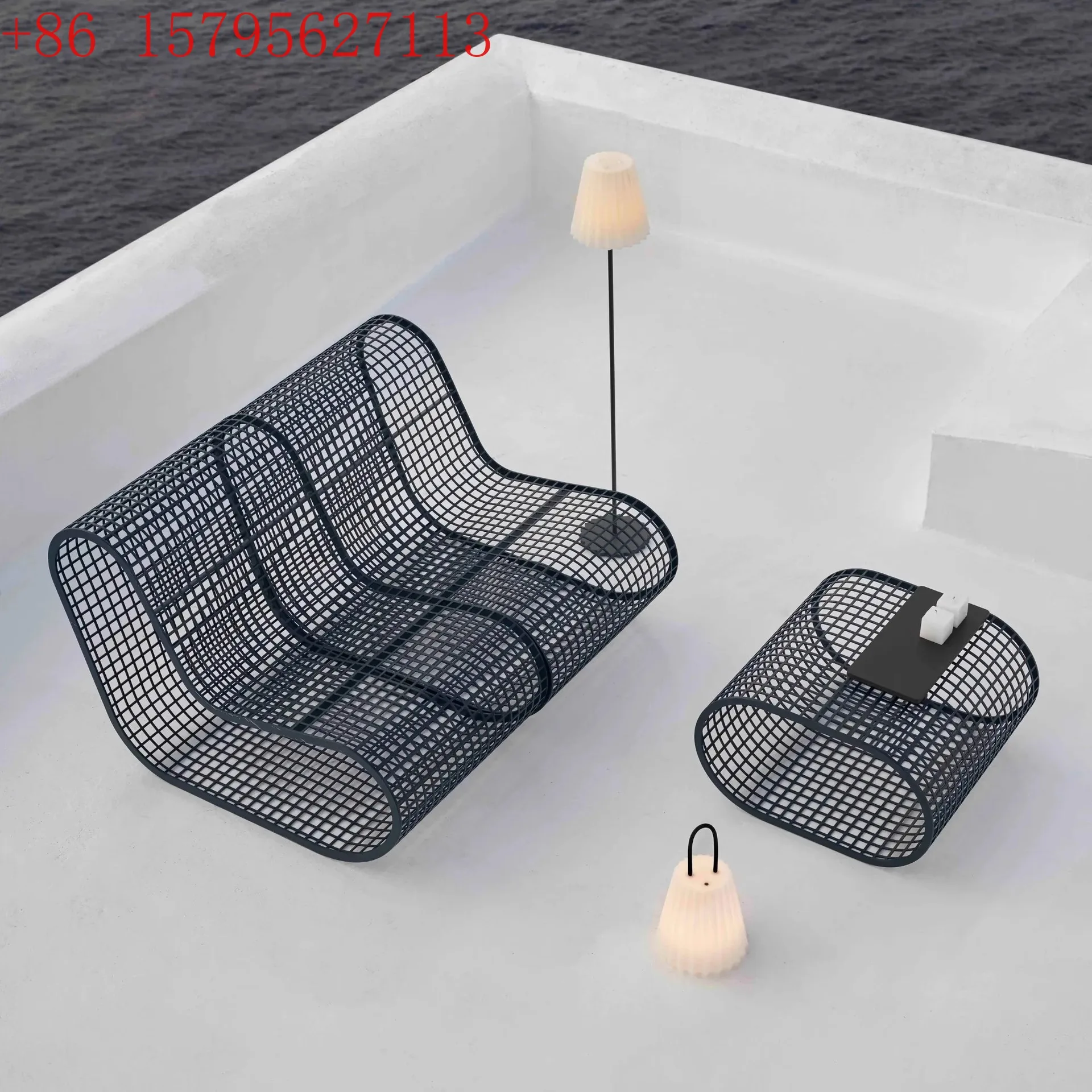 Outdoor sofa rattan chair leis - Outdoor Furniture Rattan ulasan dan harga
