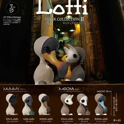 Sota Gashapon Capsule Toy Lotti Mask Collection Blind Box Figure Model Decoration FoxMask Puppet Children Birthday Gifts
