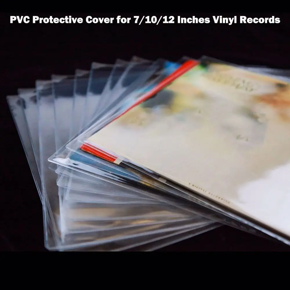 New 7/10/12 inch Vinyl Records Sleeve Resealable Thickened LP Record Cover Record Protection Record view 4