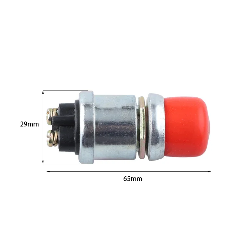 1pcs Ignition Starter Switch 60A DC 12V 24V Truck Engine Start Boat Push Waterproof Horn Car Button Switch Replacement Start