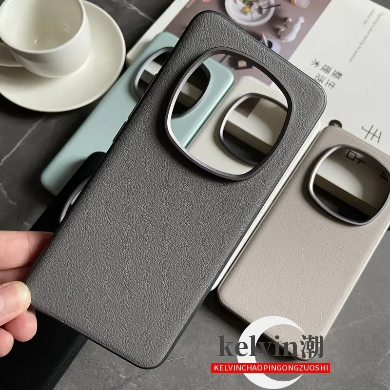For Honor Magic 6 Pro Case Luxury Electroplated Leather Cover For Magic 6 Simple Business Shockproof Bumper Magic6Pro Funda