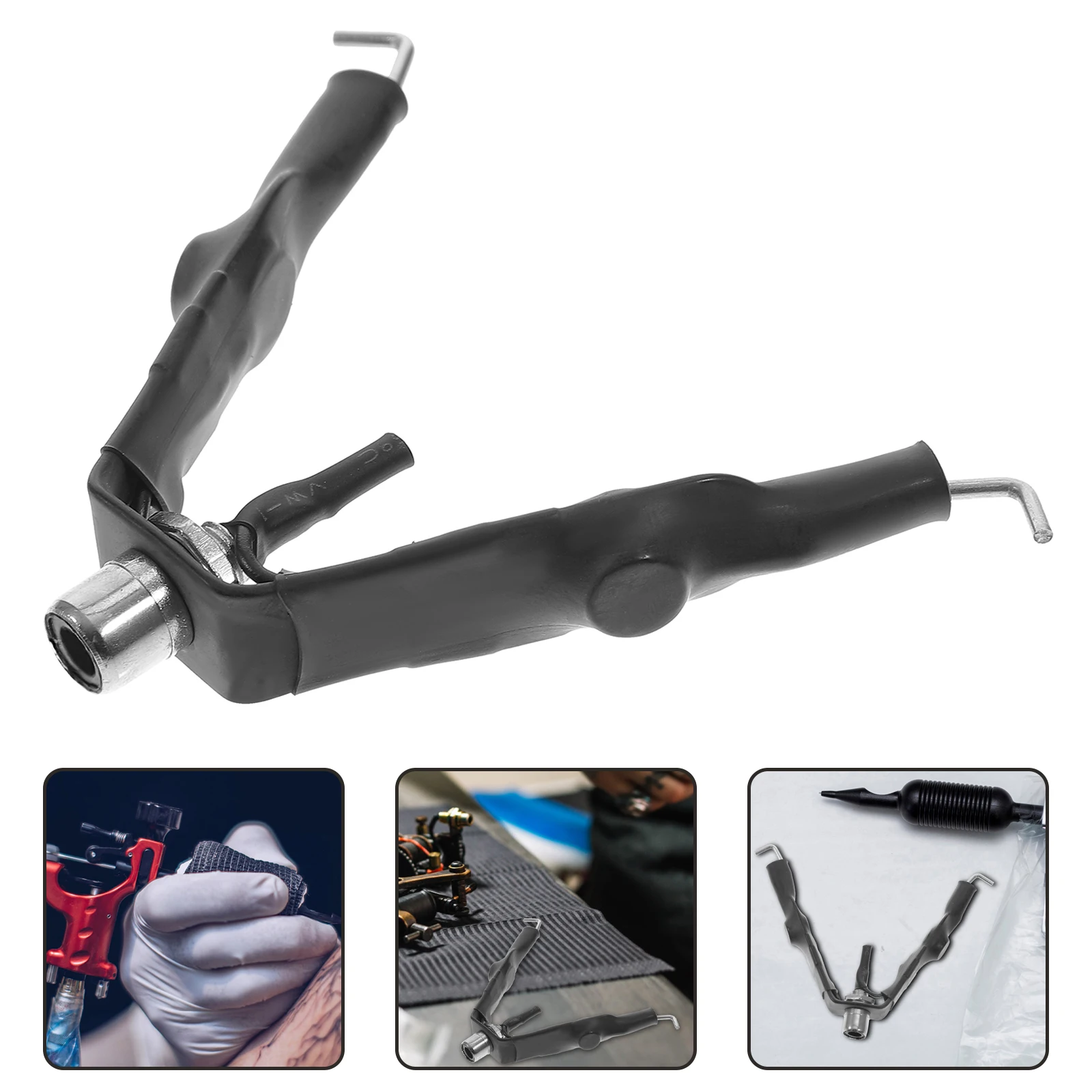 

Tattoo Hook Line Conversion Head Wire Adapter Cable Power Supply Clip Cord Machine Accessory Durable Long Lasting Suitable Any