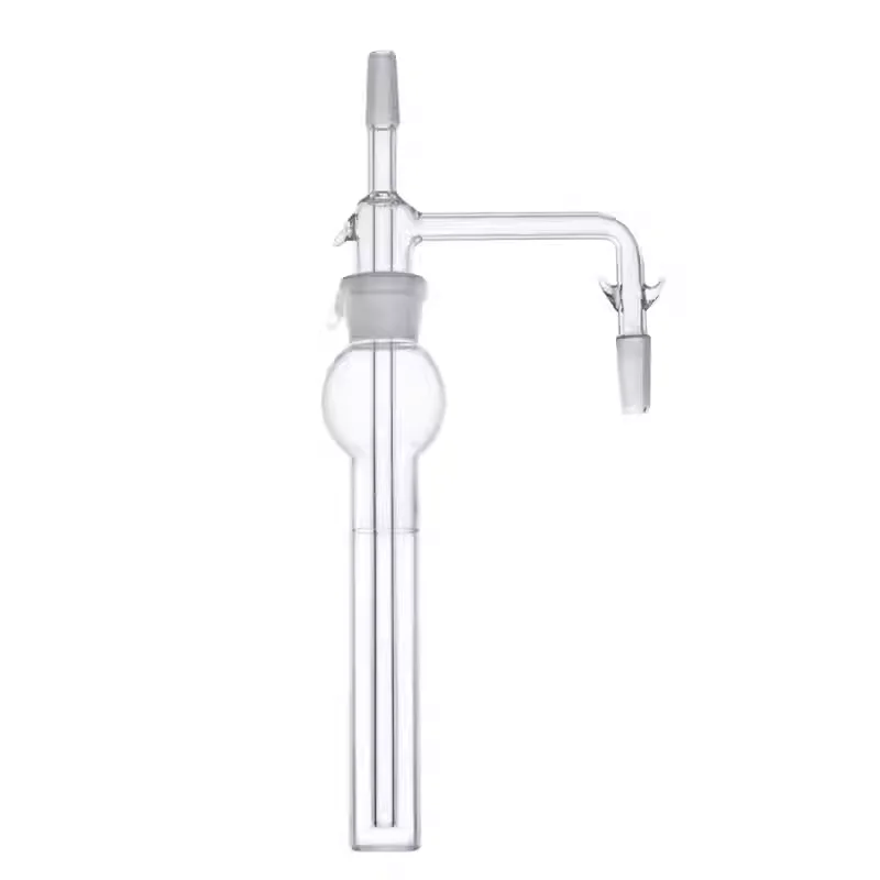 Nitrogen trichloride determination device for sampling, hydrochloric acid separation, content determination, absorption bottle