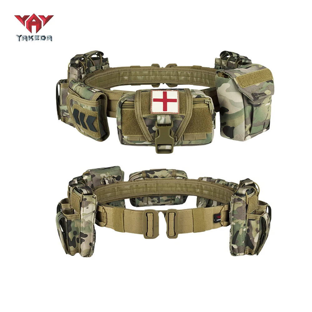 Yakeda Gear User Outdoor Black Hunting Tactics Law Enforcement Duty Security Traffic air gun Belt airsoft equipment