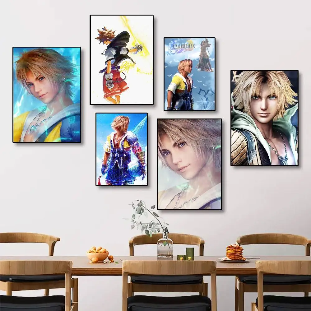 Final F-Fantasy X Home Wall Decor Dorm Room Bedroom Living Room Decorative Flats Club Decoration Birthday Gift
