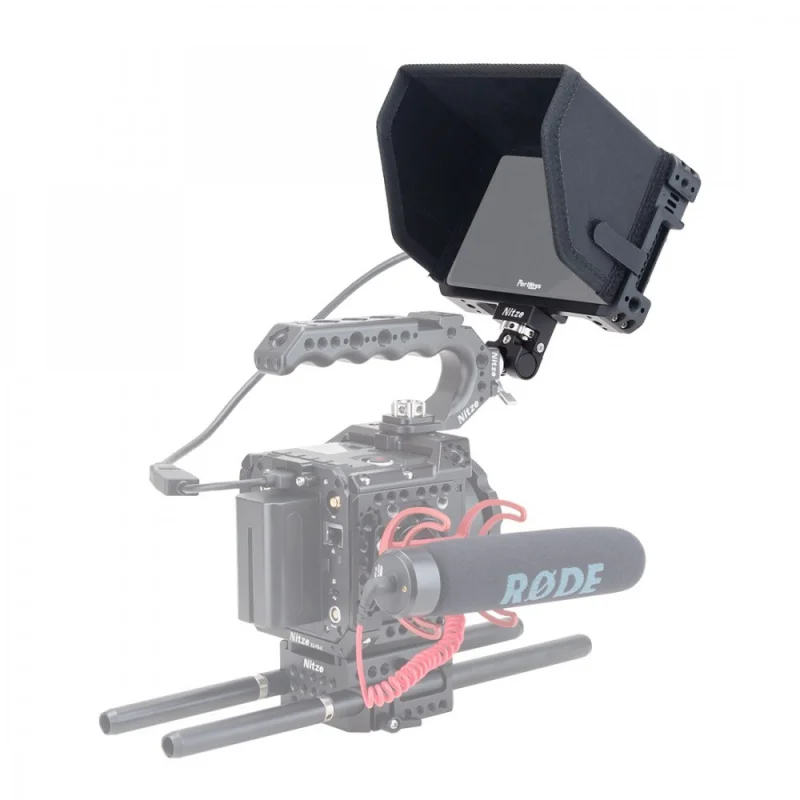 NITZE Portkeys BM5 III BM5 III WR 5.5 นิ้ว Monitor CAGE Sunshade Hood หน้าจอ RIG CABLE CLAMP