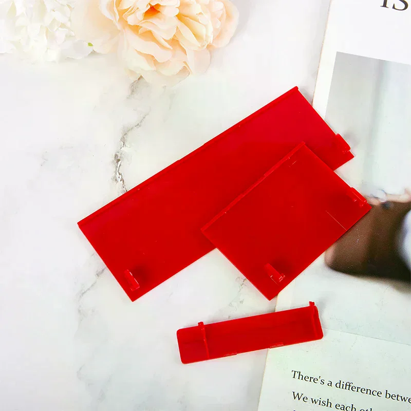 3 In 1 Red Memeory Card Door Slot Cover Lids Door Covers For Nintend Wii Console Replacement