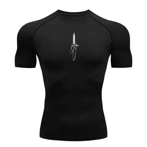 Anime Jujutsu Kaisen Kompressionströja Herr Tryck Andningsbar Fotboll Fitness Tight Sportkläder Athletic Snabbtorkande Rash Guard 6 best sales anime rashguard - №5