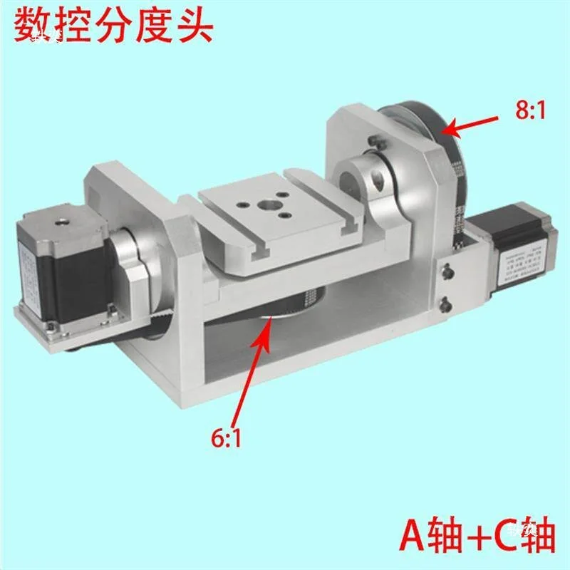 Numerical control indexing head A axis rotation fourth axis fifth axis (with chuck)