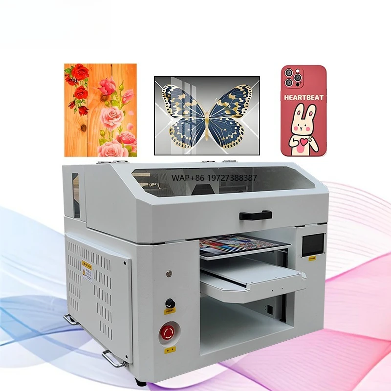 

Factory Wholesale Cell Phone Case Printer Led UV Desktop Flatbed Printer for Acrylic Phone Case Wood Card UV Flatbed Printer