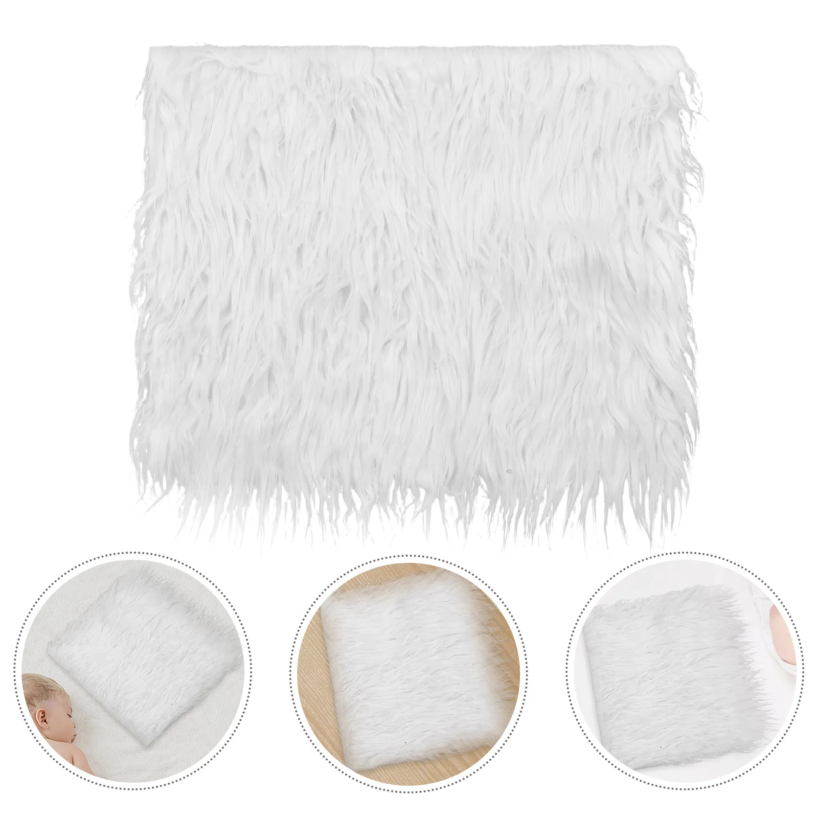 

20x24 Inch Baby Photo Prop Infant Photography Mat Newborn Blanket Hypoallergenic Washable Soft No Shedding Fade resistant