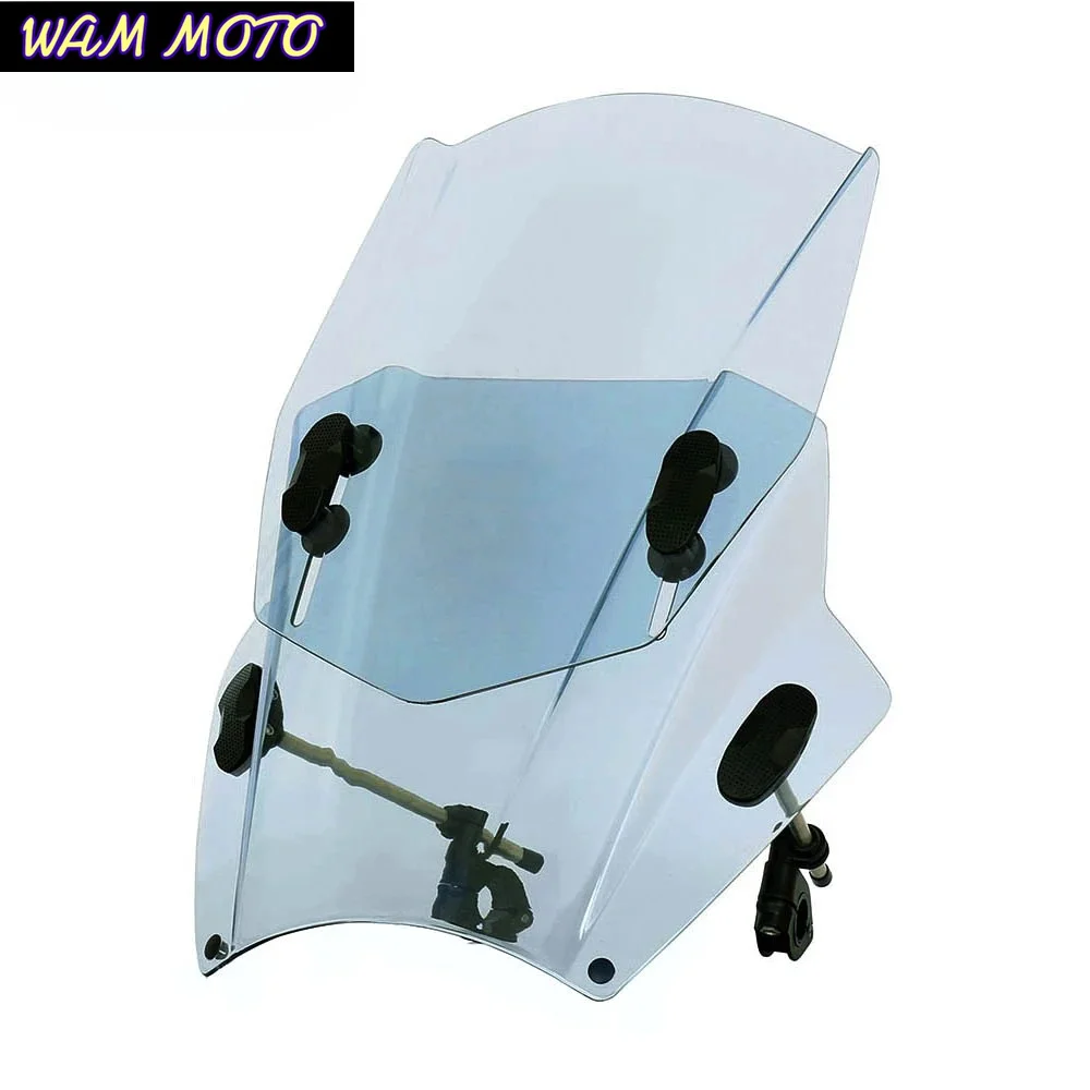 Universal Motorcycle Windscreen Windshield Protector For Yamaha MT125 FZ1 FZ6 FZ8 FZ8N XJ6 MT-01 MT03 MT09 MT07