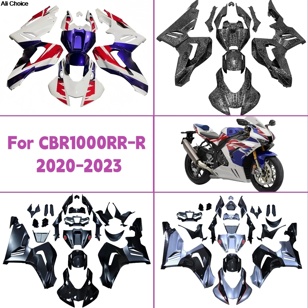 

Fairing Set for 2020-2023 Honda CBR1000RR-R ABS Injection Panel Kit Motorcycle Fairings 20-23 CBR 1000RR-R New Style