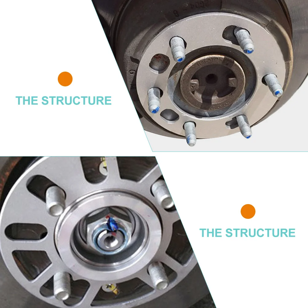 

2 Pcs Hub Spacer Wheels Spacers Universal Aluminum Alloy Vehicle for Car Accessories