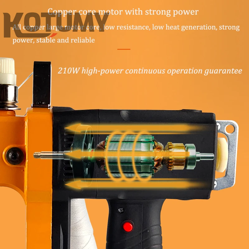 Handheld Bag Sewing Machine Portable Woven Rice Snake  Sack Sealing Stitching Machine For Farm