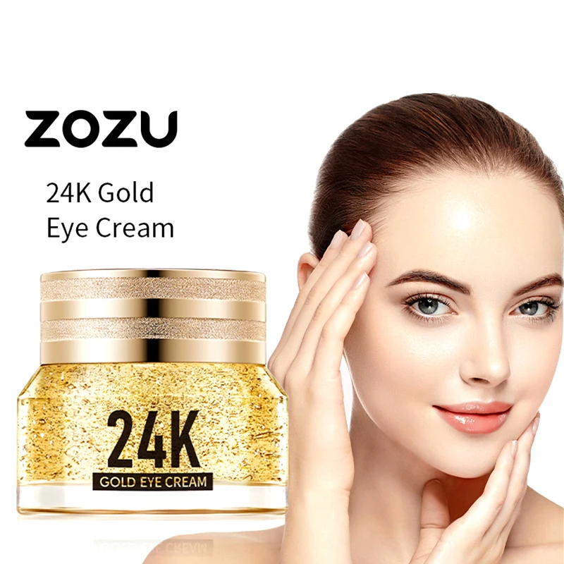 

Крем для глаз ZOZU 24K Gold с гиалуроновой кислотой - антивозрастной, от темных кругов и мешков под глазами, укрепляющий и увлажняющий уход за кожей вокруг глаз