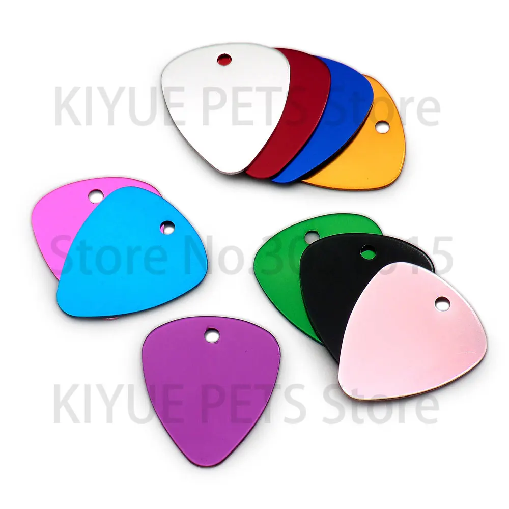 Placa de identificación para perro y gato, aluminio grabable