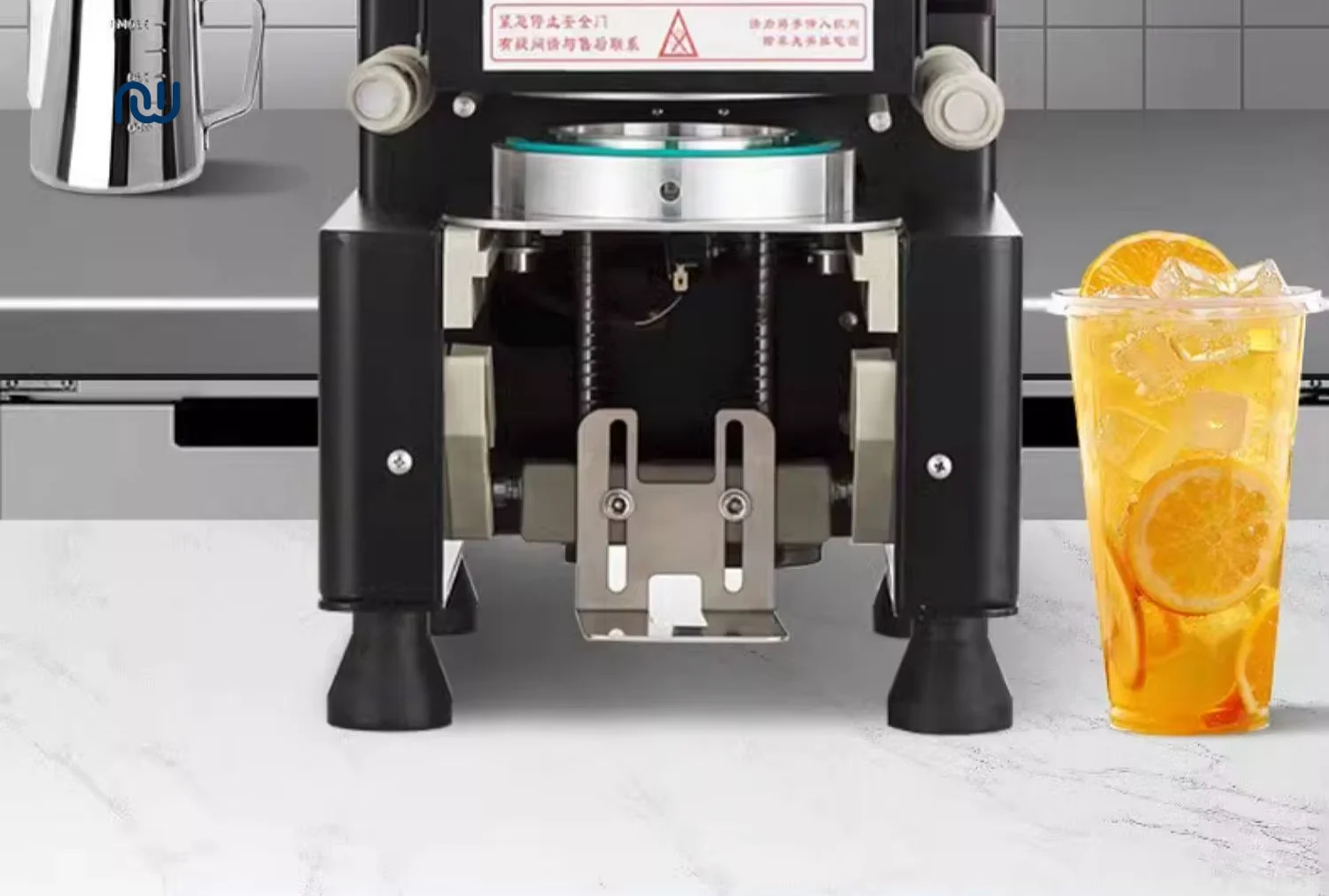 2026 Automatic Plastic Drink Cup Sealing Machine With Manual Operation To Save Electricity For Juice Water Boba Tea Cups - view 3