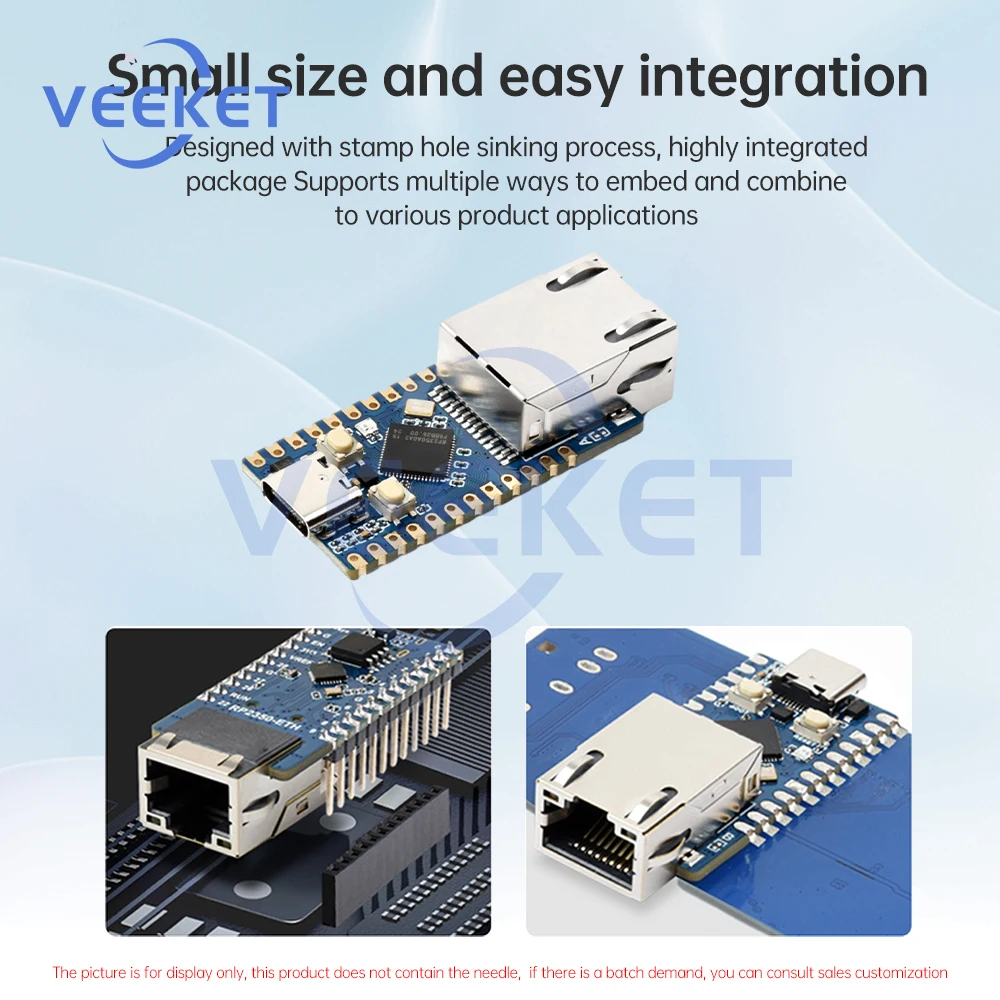 RP2350-ETH Micro Controller Development Board For Raspberry Pi RP2350 CH9120 Ethernet Network For Arduino Type-C