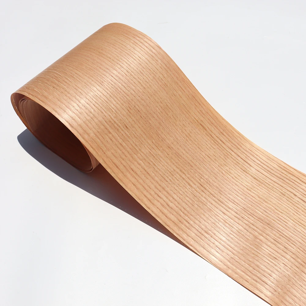 Natürliches Eichenplattenfurnier, Holzmaserung, Holzfurnier, Basteln zur Wiederherstellung von Möbeln, Tischplatten und Stereolautsprecherplatten – Detail 2