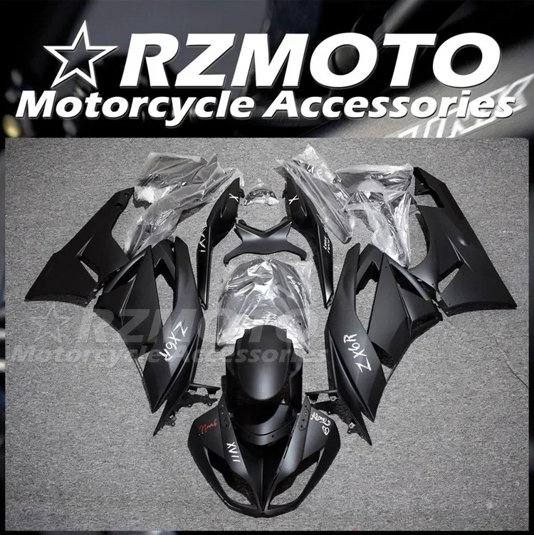 4Gifts New ABS Fairings Kit Fit For KAWASAKI ZX-6R ZX6R 636 2009 2010 2011 2012 09 10 11 12 Bodywork Set Matt Black