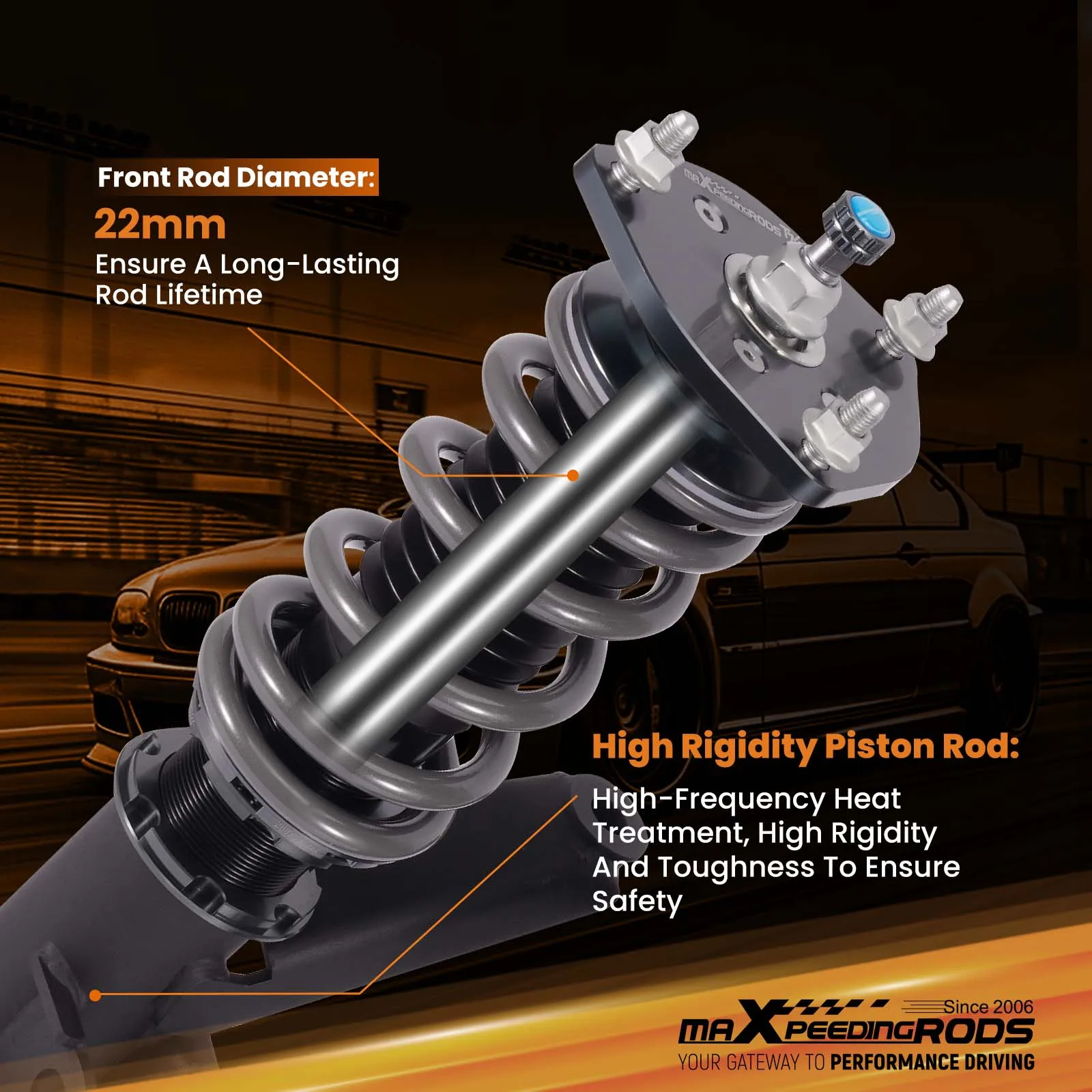 طقم خفض التعليق كويلوفر 24 مستوى لـ Acura RSX DC5 02-06