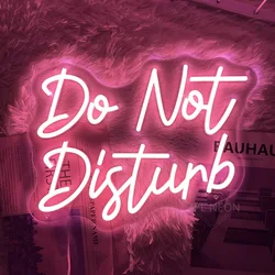 Do Not Disturb Neon Led Sign Gaming Room Decor Bedroom Office Fontdesk Neon Sign Led Light Study Library Wall Hanging Neon Light