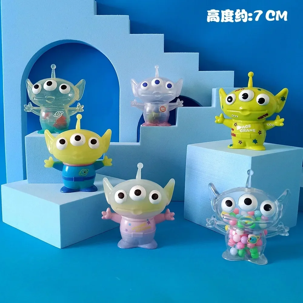 

6pcs/set of Toy Story Alien Figurines Rocket Figurines Disney Anime Characters Cartoon Desktop Accessories Children's Gifts