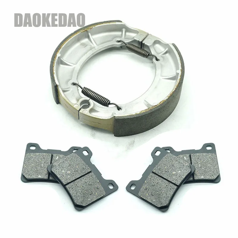 For Yamaha Virago 750 XV750 1988-1997 XV700 1984-1987 XV 700 750 Front Rear Brake Pads Shoe Set Kit