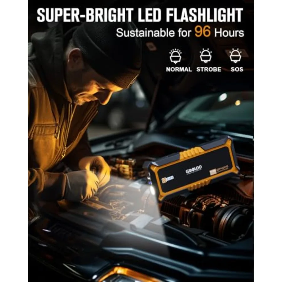 محمول GP4000 وGP3000 سيارة الانتقال كاتب لبطاريات السيارات 12 فولت المدمجة صندوق الانتقال حزمة الطاقة مع USB شحن سريع