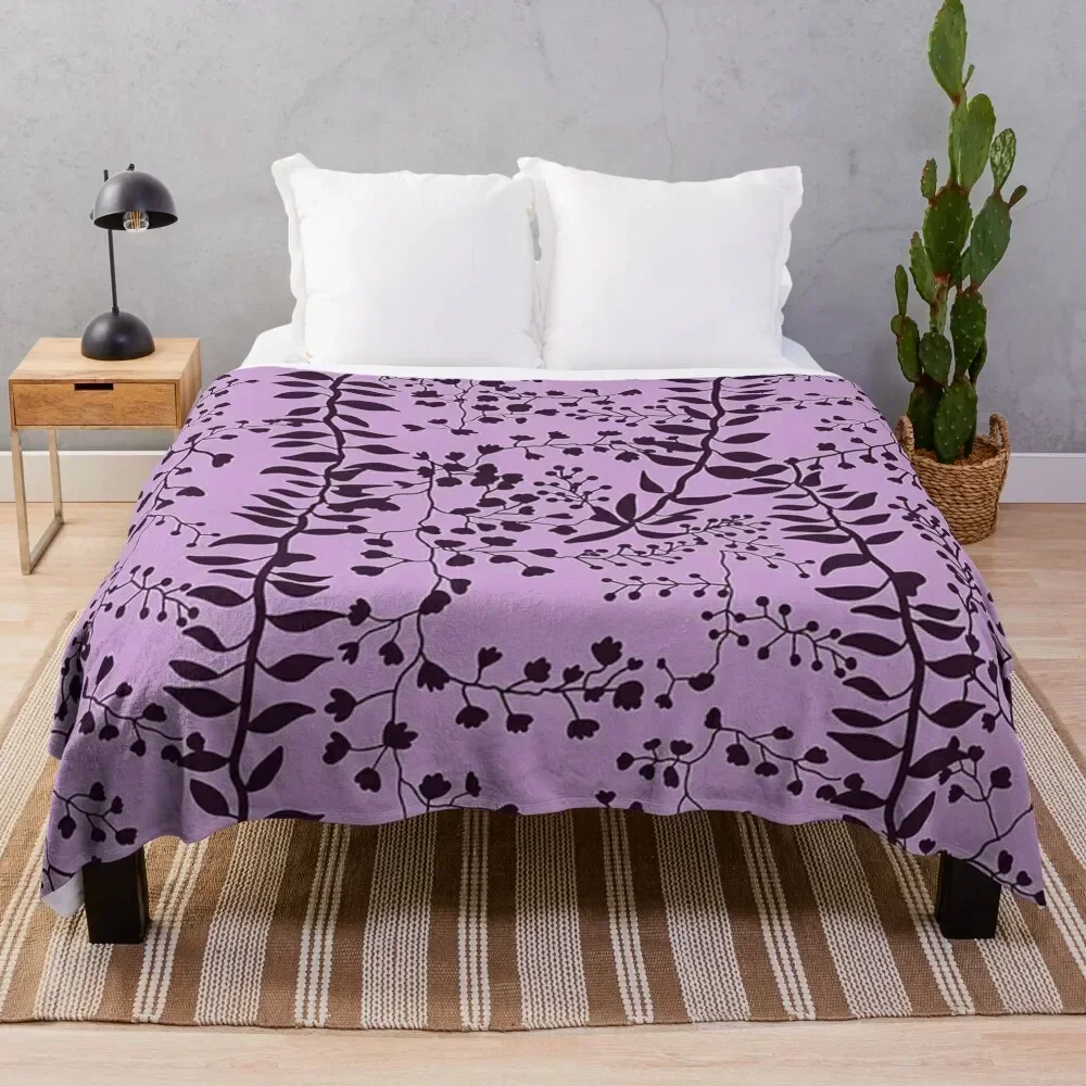 Bella Swan Lavender Freesia Throw Blanket Beach Warm Summer Blankets