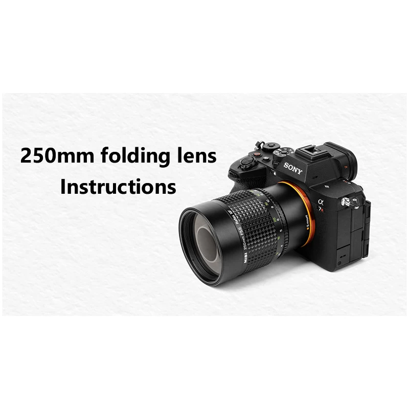 Nisi 250mm F5.6 Reflex Lens Turn Back Shot Lens Full Frame Manual Focus Lens For Sony E Fuji XF/GFX Nikon Z Canon EF/RF Mount