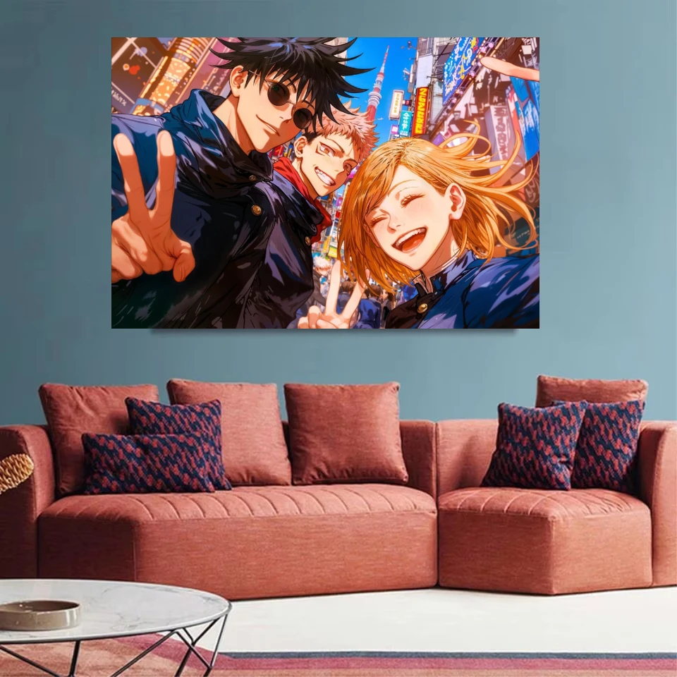 Jigsaw Puzzles Anime Friends Selfie Portrait 500/1000/1200/2000 PCS Wall Decor for Living Room Perfect Gift No Frame