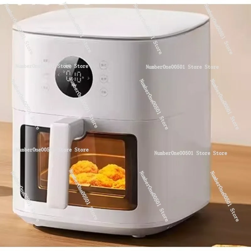 Air fryer 5L visual no-turn electric fryer oven visual large-capacity steam tender baking